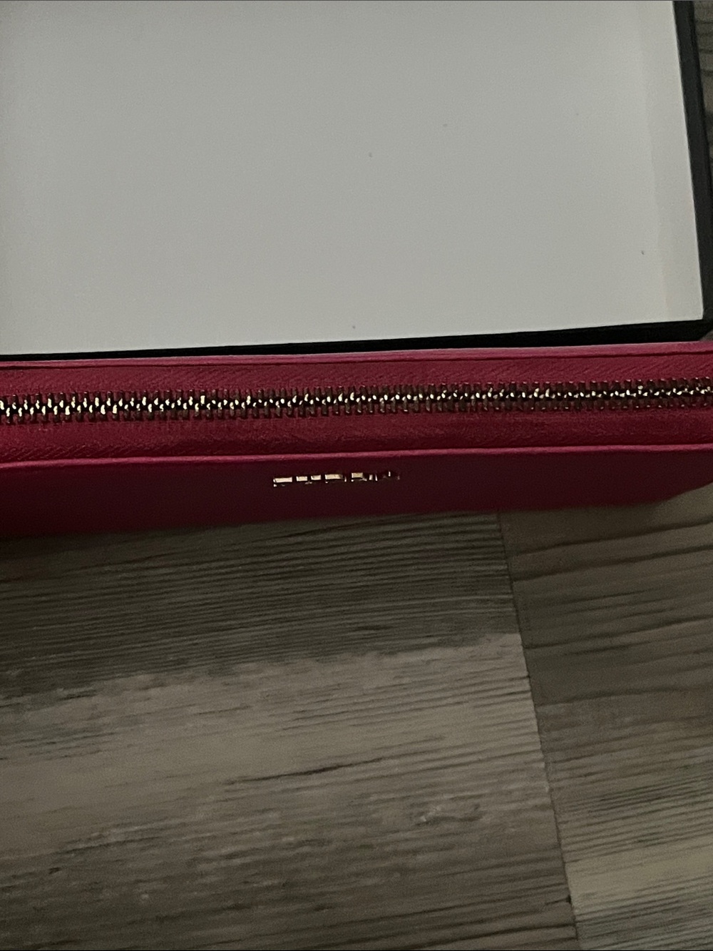 Furla Fuchsia Zip-Around Leather Wallet - Picture 9 of 11